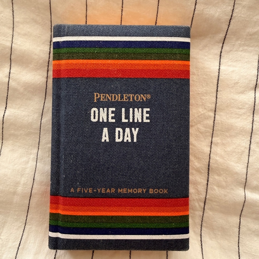 Pendleton Memory Book with Colorful Stripes
